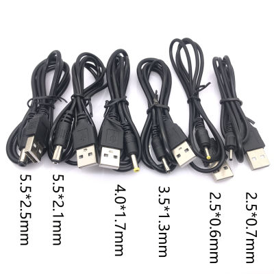 USB A Male to DC 2.0 0.6 2.5 3.5 1.35 4.0 1.7 5.5 2.1 5.5 2.5mm Power supply Plug Jack type A extension cable connector cords Cables Converters