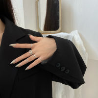 ชุดเครื่องประดับแหวนของขวัญแนวพังก์ของผู้หญิงชุดเครื่องประดับอัลลอยฮิปฮอปแหวนใส่นิ้ว
