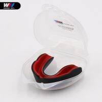 1pc Teeth Protector Mouth Guard Piece Rugby Sports Basketball Football MMA Boxing Braces EVA Tooth Guard with Box Protective Gear