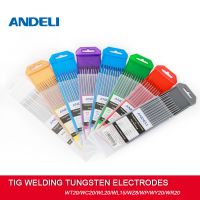 ANDELI Tungsten Electrodes Tig Welding Rods 1.6/2.0/2.4/3.2mm WT20/WC20/WL20/WL15/WZ8/WP/WY20/WR20 for TIG welding