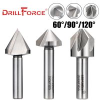 【CW】 Drillforce 4.5-60mm Countersink Bit 1/3/6/8 Flutes 60/90/120 Chamfering Cutter