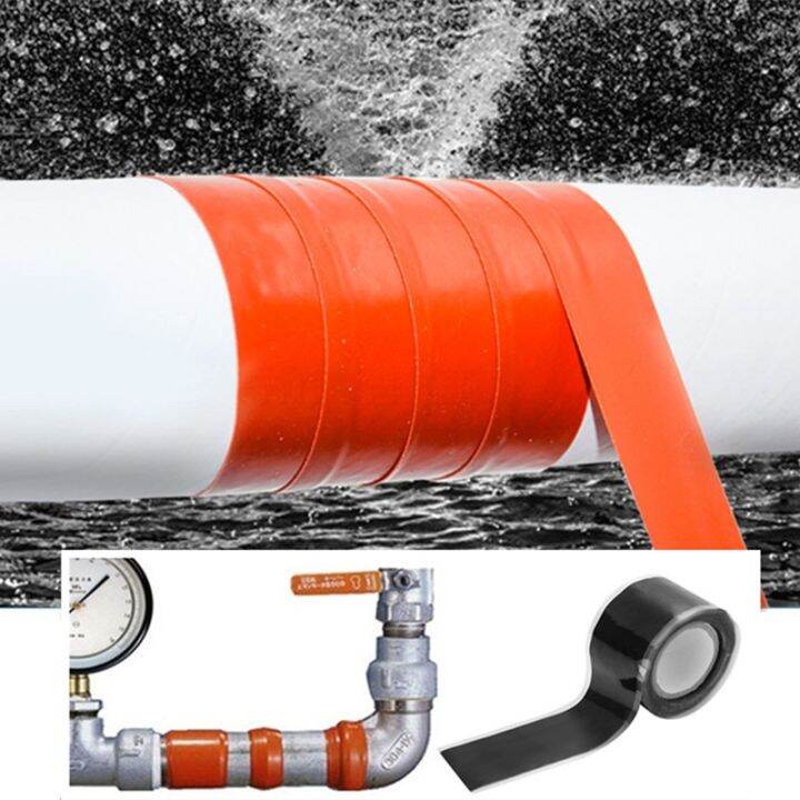 1.5m 3m Strong Waterproof Stop Leak Seal Repair Insulating Tape Silicone Tape Self Fusing