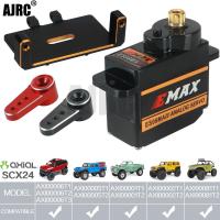 Emax Es08ma Ii 12กรัมอนาล็อกโลหะเกียร์ S Ervo สำหรับรถ Rc รุ่น1/24 Axial Scx24 90081 Axi00006 Axi00002 G Ladiator อัพเกรดชิ้นส่วน