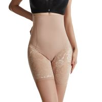 【LZ】 Beleza Feminina Modeladora Corporal Fajas Sexy Cintura Alta Controle de Barriga Cinto Levantamento de Bumbum Espartilho Calças de Renda EmagrecedorasCalças de Segurança