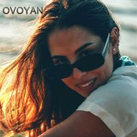 ONOYAN 2023 Oval Rectangle Sunglasses Women Square Glasses For Women/Men Eyewear Female Fashion Vintage Colorful Gafas De Sol