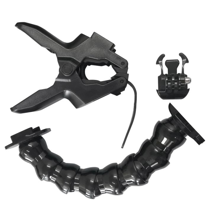 Jaws Flex Clamp Mount with Flexible Adjustable Gooseneck for GoPro Hero