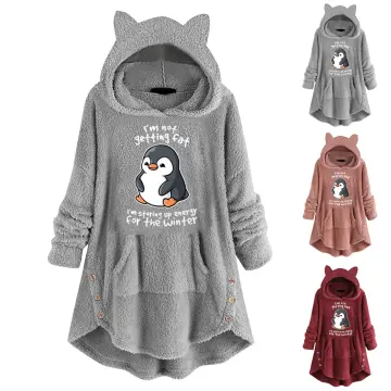  Cute Cat Baseball Jacket Hoodie Long Sleeve Casual