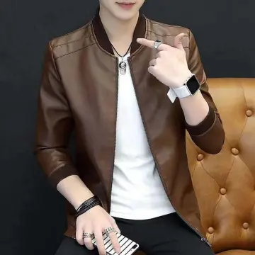 Korean Style] 2 Colors Batik Leather Jackets – Ordicle