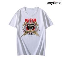 2022 Design Gothic Style Indie T Shirt For Death God Skulls With Guns Printed Anime