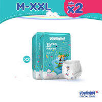 [ซื้อ 2 แถม 1]Vowbaby Silver Air Pants ผ้าอ้อมเด็กสำเร็จรูป 2 แพค Size M/L/XL/XXL 2 packs ผ้าอ้อมแบบกางแกง ชนิดบางพิเศษ