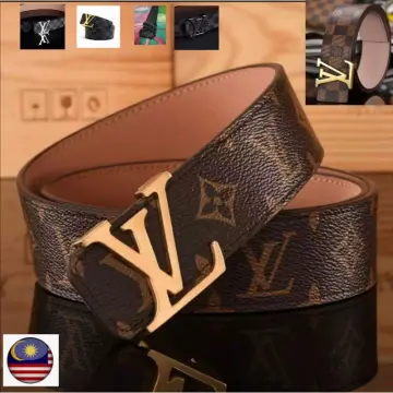 Ikat pinggang Louis Vuitton Silver Brown Belt