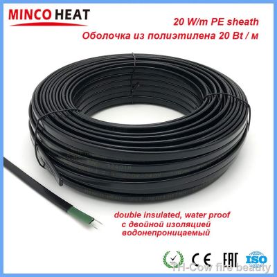 Chaunceybi 20W/m Low Temperature Self-regulating Heating Tape Snow Melting Drain Pipe Protection Cable