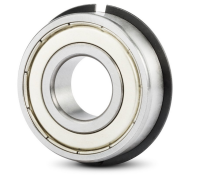 6000 ZNR ( 10 x 26 x 8 mm. ) 6000-NR-ZZ  Ball bearing with outer ring  = 1 ตลับ