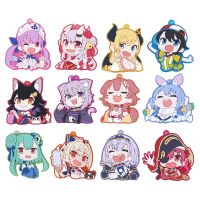 【VV】 Hololive Anime Minato Houshou Ōokami Nekomata Okayu Ōzora Subaru Nakiri Ayame Rubber Keychain