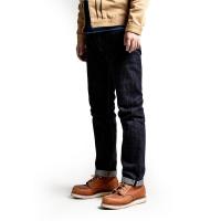 SD107-0001 RockCanRoll อ่านรายละเอียด! Heavy Weight Indigo Selvage Unwashed Pants Unsanforised Thick Raw Denim Jean 17Oz