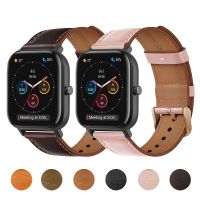 Leather 20mm Strap For Huami Amazfit GTS 4 2 Mini/GTS 2e Band Watchband For Amazfit Bip U Pro/Bip Lite/Bip S lite Strap