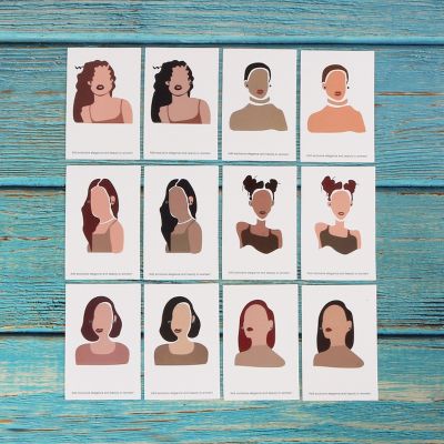 Mix Patterns 6X9cm 100Pcs Fashion Women Jewelry Display Card Ear Stud Drop Earring Packaging Card Holders Paper