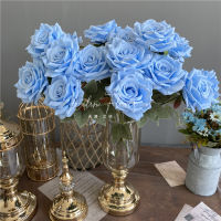 【cw】9 Heads R Cheap Diamond Rose Bouquet Artificial Flower Bunch European Wedding Flower Arrangement Home Decor Photo Props Gift ！