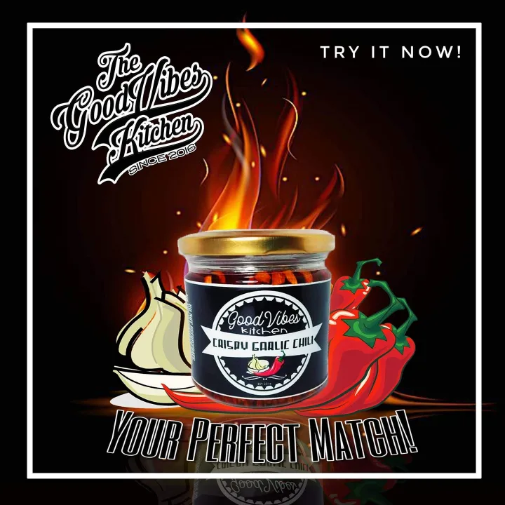 Crispy Chili Garlic Sauce 180 grams Chili Garlic Oil No Extender