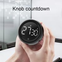 ◎❁☫ Rotary Timer Large Screen LED LCD Electronic Timing Reminder Alarm Clock Learning Kitchen Baking Countdown Timer Home Gadgets