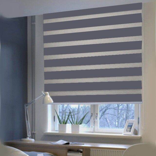 I Home Venetians Duo Roller Blinds Curtain Roler Blinds Curtain 60 / 80 ...