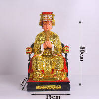 ร่วมมือกับรูปปั้น Mazu,ภาพวาดสีเรซิ่น12นิ้ว,การปิดทองในครัวเรือน,เสนอและวางเทพธิดาแห่งท้องทะเล