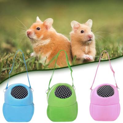 Small Pet Portable Carrier Bag Sponge Nest Mesh Breathable Bird Shoulder Carrier Bag For Hamster Y0L3