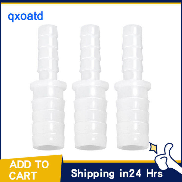10Pcs Plastic Hose Barb Reducer Pipe fittings 3/8" to 1/4" Connectors