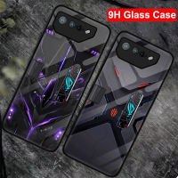 เคสโทรศัพท์มือถือกระจกนิรภัยแข็ง กันกระแทก สําหรับ Asus ROG Phone 7 Pro Case ROG7Pro Asus ROG 7 Pro