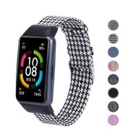 Replacement Watch Braided Strap for Honor Band 6 Woven Watch Strap for Huawei Band 6 Smart Watch Accessories Cases Cases