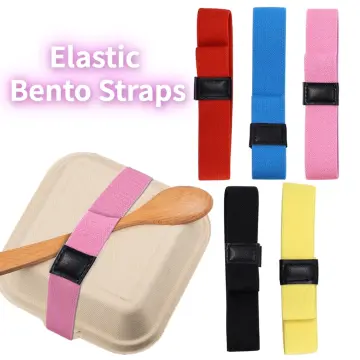 6pcs Elastic Band Straps Japanese Bento Box Fixing Strap Colorful Rope Belt  for