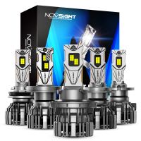 NOVSIGHT นำ140W โคมไฟ Canbus H4 30000LM H9 HB3 9006 HB4 H13 9007 9004หลอดไฟหน้า6500K