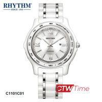 ลดราคาพิเศษ!! RHYTHM (รึทึ่ม) นาฬิกาข้อมือผู้หญิง สายเซรามิก รุ่น C1101C01 / C1101C02 / C1101C03 / C1101C04