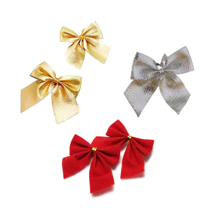 24pcs-decoration-ornament-hanging-bowknot-bow-butterfly-decore-tree-cute-christmas-tree-24pcs