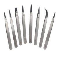 Woww สุดคุ้ม Replaceable Tip Stainless Steel Tweezer (แหนบคีบสแตนเลสแบบเปลี่ยนหัวได้) ราคาโปร คีม หนีบ คีม หนีบ ลวด คีม หนีบ ห่วง พระ คีม หนีบ สาย ไฟ