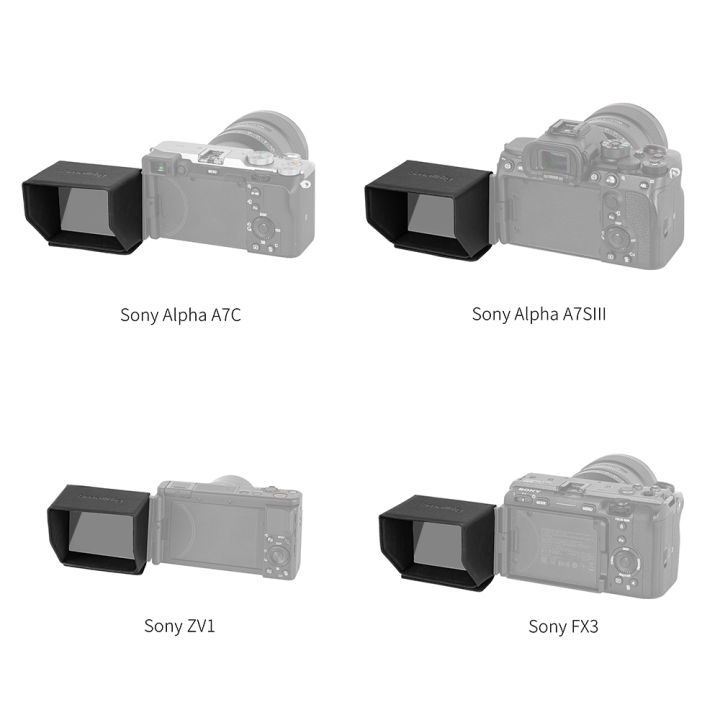 smallrig-กล้อง-sunhood-สำหรับ-sony-alpha-7-iv-alpha-7s-iii-alpha-7c-zv-1f-zv-1-zv-e10-fx3กล้อง3206