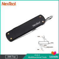 NEXTOOL 4-In-1เครื่องมือแบบมัลติฟังก์ชันพับใบมีด K.Nife S.Cissors ไขควงเล็บแฟ้ม Outdoor Camping Hiking ขี่จักรยานผลไม้ K.Nife แบบพกพาเครื่องมือพับได้