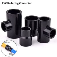 Black PVC Tee Straight Reducing Connector Water Supply Tube Joint Garden Irrigation Pipe Fittings Adapter PVC Pipe Reducer Joint Watering Systems  Gar