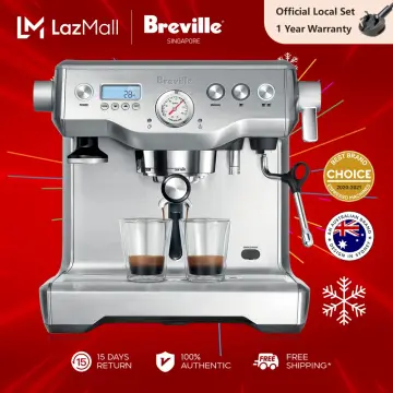 Breville Descalable Dual Boiler Espresso Machine - Silver