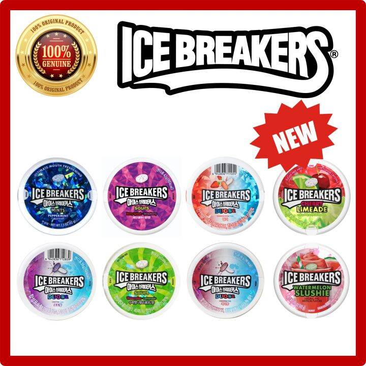 [Ice Breakers] Sugar Free Candy / Sweet Candy Snacks / Mint Berries ...