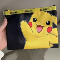 Positioning of design and color out portable cell phone package travel toiletry bags high-capacity Pikachu female bag zipper makeup bag