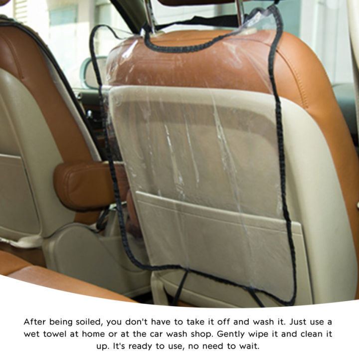 1ชิ้นเบาะหลังรถยนต์สำหรับเด็กเบาะนั่งอัตโนมัติของเด็กแผ่นกันโคลนทำความสะอาดอุปกรณ์ตกแต่งรถ