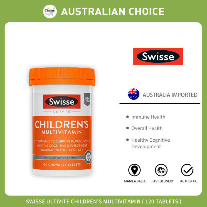 Swisse Children's Ultivite Vitamins 120 Tablets Lazada PH