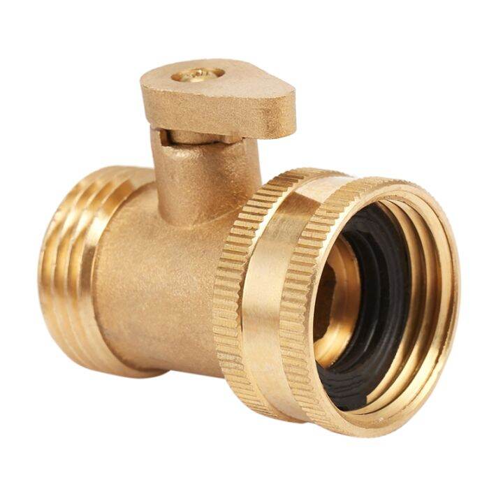 3-4-inch-garden-hose-water-pipe-connector-brass-valve-faucet-taps-splitter-with-shut-off-switch