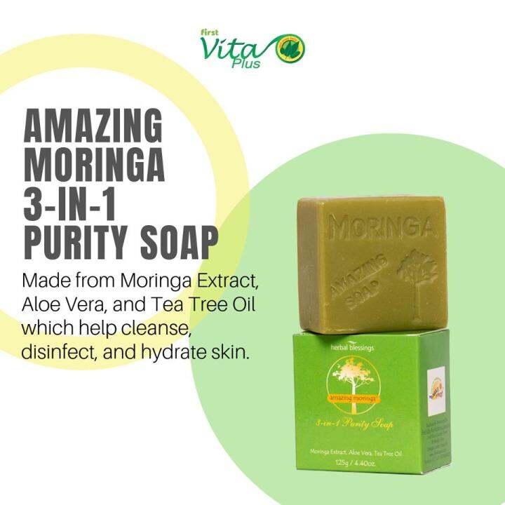Moringa Soap AntiAcne, Pimple Remover, Anti Bacterial, Good for