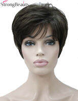 Strong Beauty Synthetic Short Body Wave Wigs 12 Colors Women Hair Natural Wig