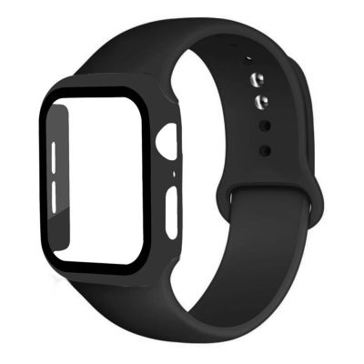 [YP] Smartwatch Band ตัวเรือนและสายสำหรับ Apple Watch Dial 45mm/41mm/44/40/42 / 38mm Series7/6/5/4/3 SE Sports Band Bracelet Screen Protector Watch Accessories for Men Women
