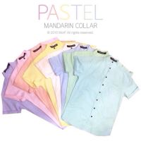 Morf Clothes Mandarin Pastel Short Sleeve เสื้อเชิ้ต คอจีน แขนสั้น พาสเทล