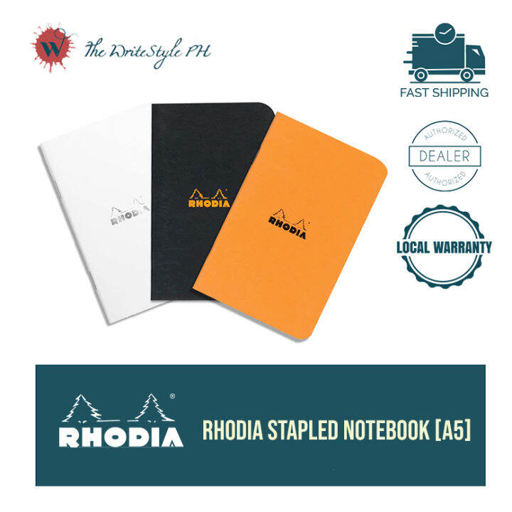 Rhodia Stapled Notebook [A5] Lazada PH