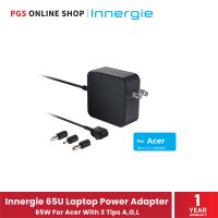 Innergie 65U Laptop Power Adapter 65W สำหรับแบรนด์ Acer มาพร้อมหัวชาร์จ A,G,L (สินค้ารับประกัน 1 ปี)